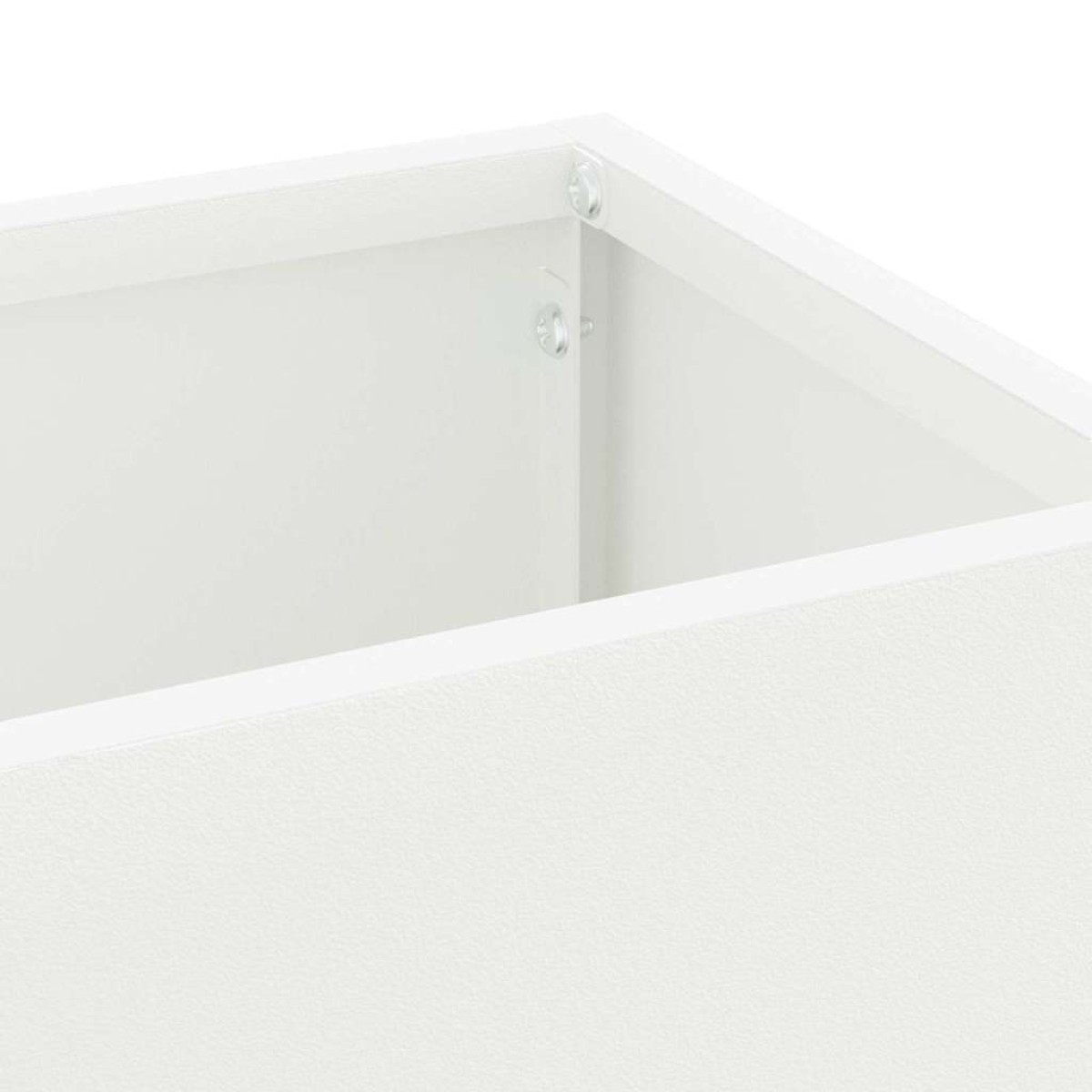 vidaXL Βάση ομπρέλας βροχής Λευκό 15,5 x 15,5 x 49 εκ Ατσάλι