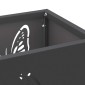 vidaXL Βάση ομπρέλας βροχής Μαύρο 15,5 x 15,5 x 49 εκ Ατσάλι
