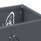 vidaXL Βάση ομπρέλας βροχής Ανθρακί 15,5 x 15,5 x 49 εκ Ατσάλι