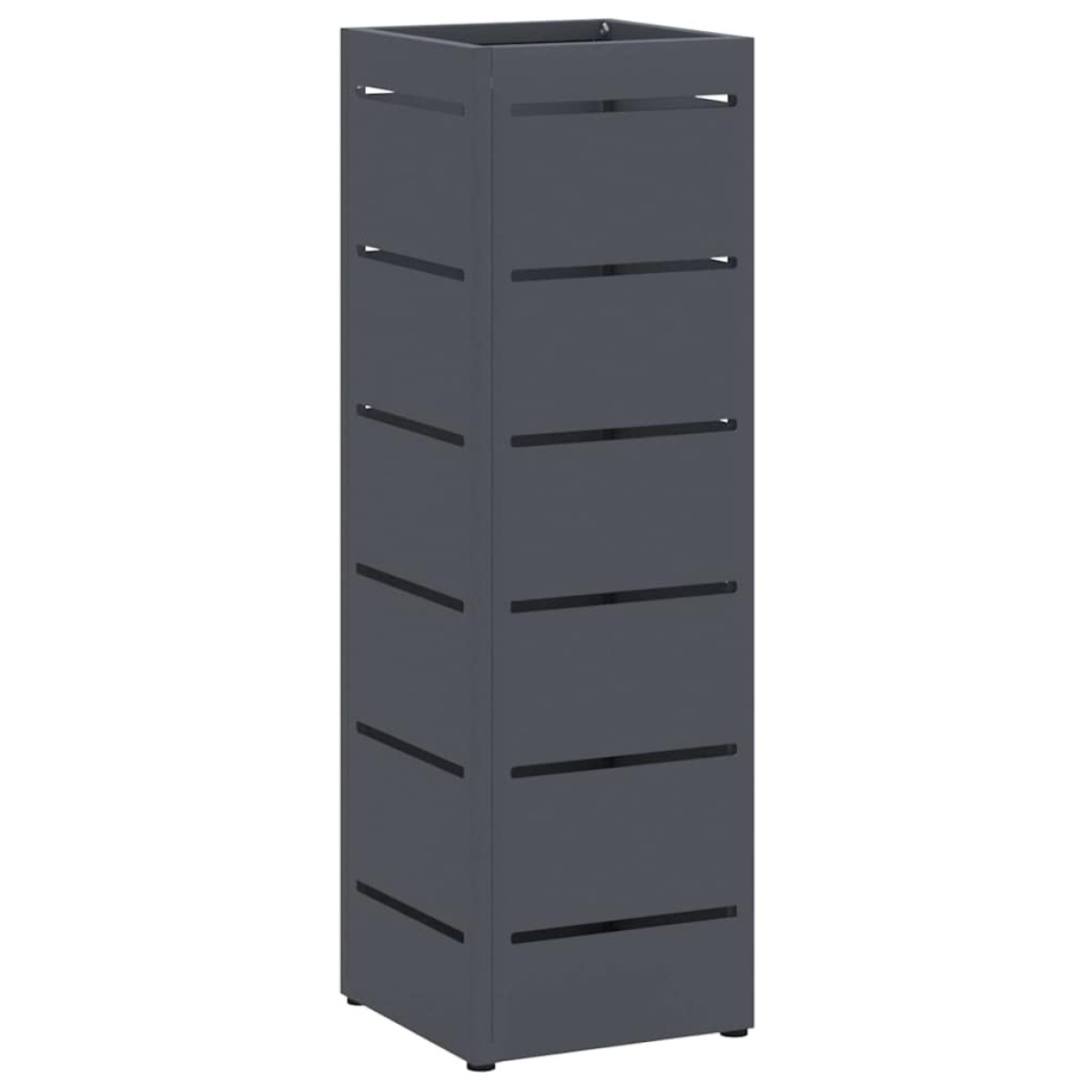 vidaXL Βάση ομπρέλας βροχής Ανθρακί 15,5 x 15,5 x 49 εκ Ατσάλι