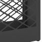 vidaXL Βάση ομπρέλας βροχής Μαύρο 28 x 12 x 41 εκ Ατσάλι