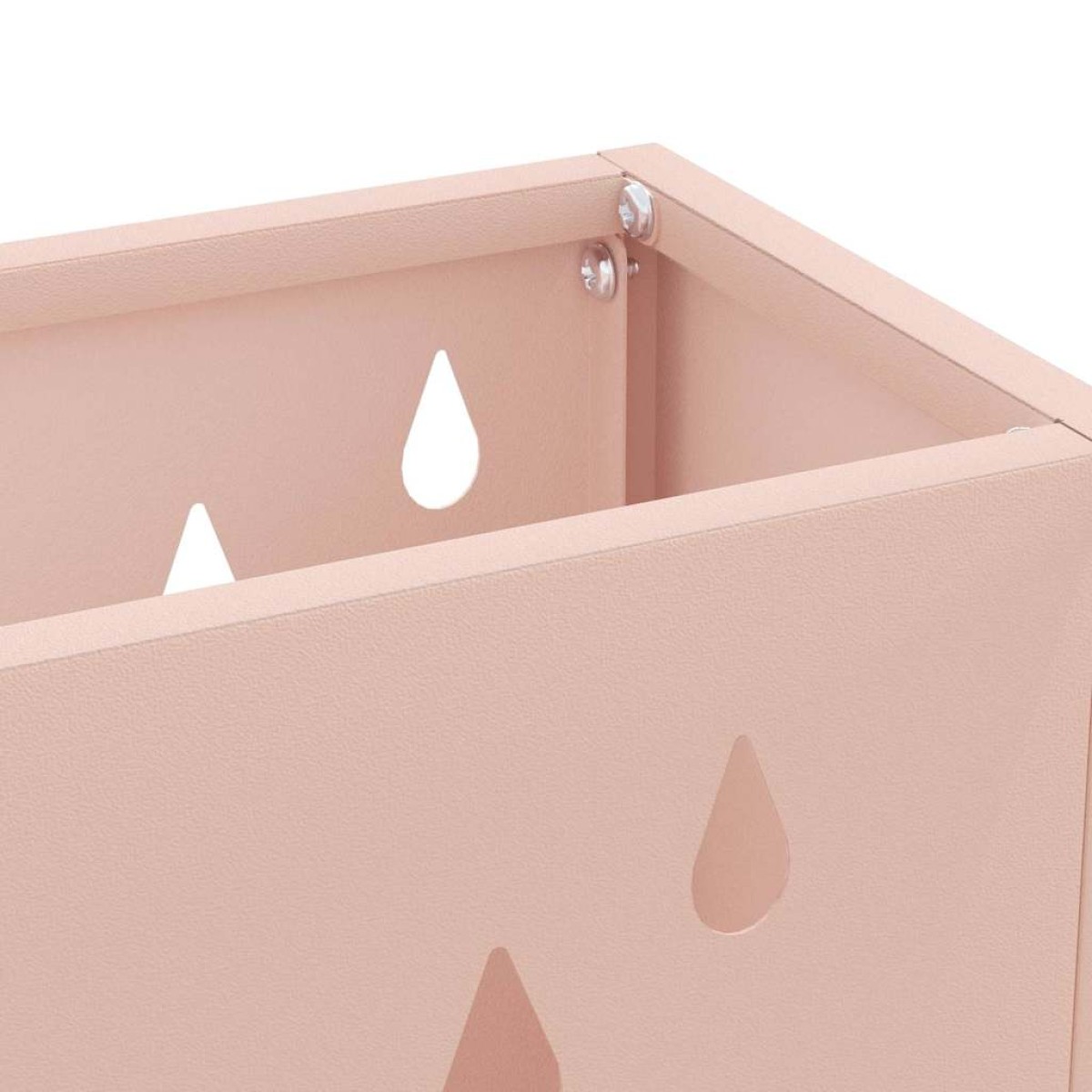 vidaXL Βάση ομπρέλας βροχής Ροζ 28 x 12 x 41 εκ Ατσάλι
