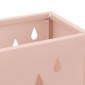 vidaXL Βάση ομπρέλας βροχής Ροζ 28 x 12 x 41 εκ Ατσάλι