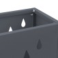 vidaXL Βάση ομπρέλας βροχής Ανθρακί 28 x 12 x 41 εκ Ατσάλι