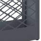 vidaXL Βάση ομπρέλας βροχής Ανθρακί 28 x 12 x 41 εκ Ατσάλι