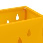 vidaXL Βάση ομπρέλας βροχής Μουσταρδί 28 x 12 x 41 εκ Ατσάλι