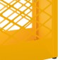vidaXL Βάση ομπρέλας βροχής Μουσταρδί 28 x 12 x 41 εκ Ατσάλι