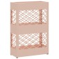 vidaXL Βάση ομπρέλας βροχής Ροζ 28 x 12 x 41 εκ Ατσάλι