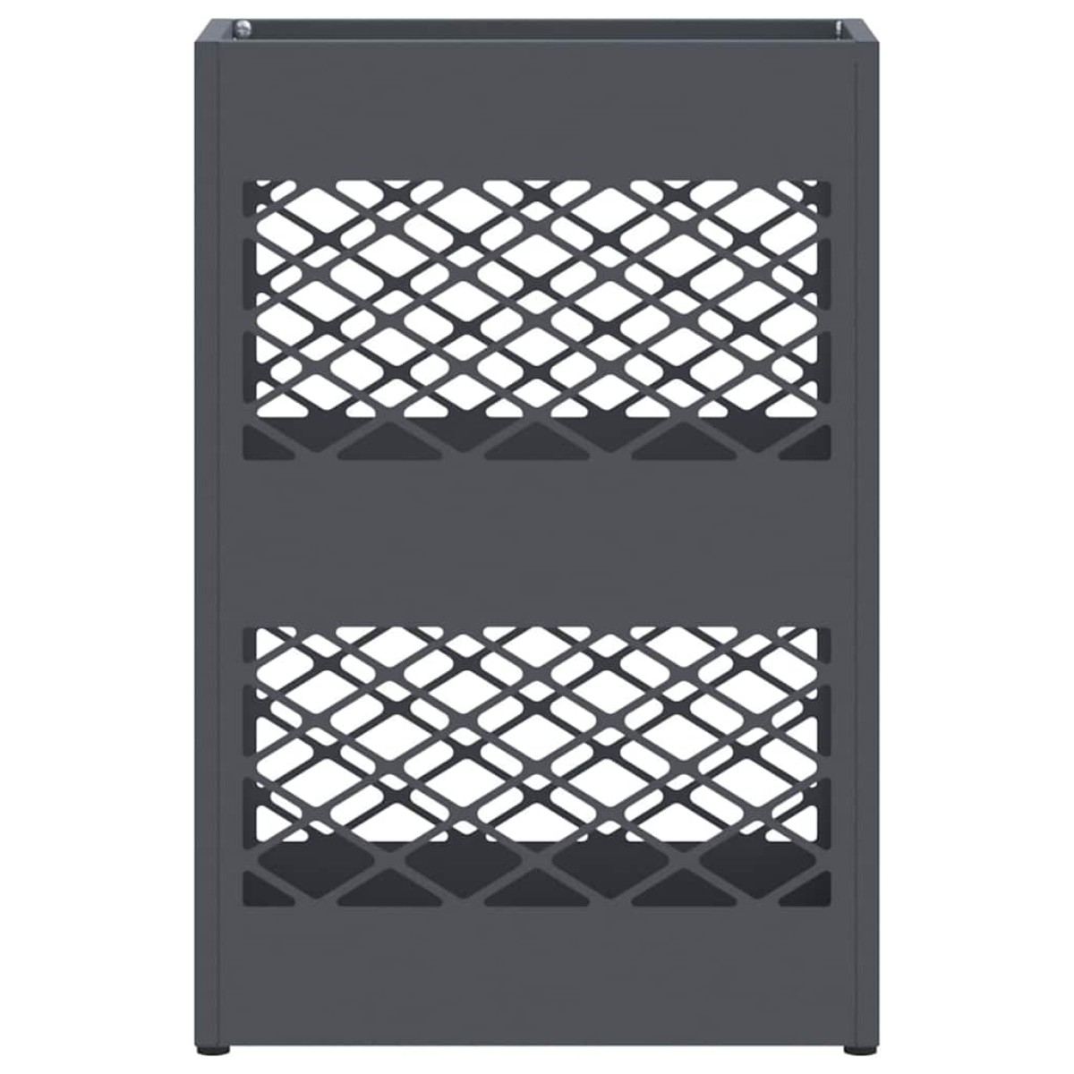 vidaXL Βάση ομπρέλας βροχής Ανθρακί 28 x 12 x 41 εκ Ατσάλι