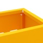 vidaXL Βάση ομπρέλας βροχής Μουσταρδί 28 x 12 x 41 εκ Ατσάλι