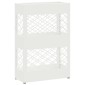 vidaXL Βάση ομπρέλας βροχής Λευκό 28 x 12 x 41 εκ Ατσάλι
