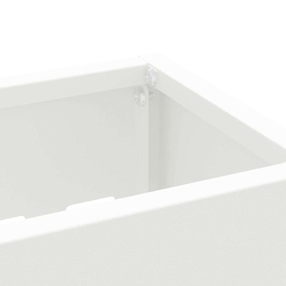 vidaXL Βάση ομπρέλας βροχής Λευκό 28 x 12 x 41 εκ Ατσάλι