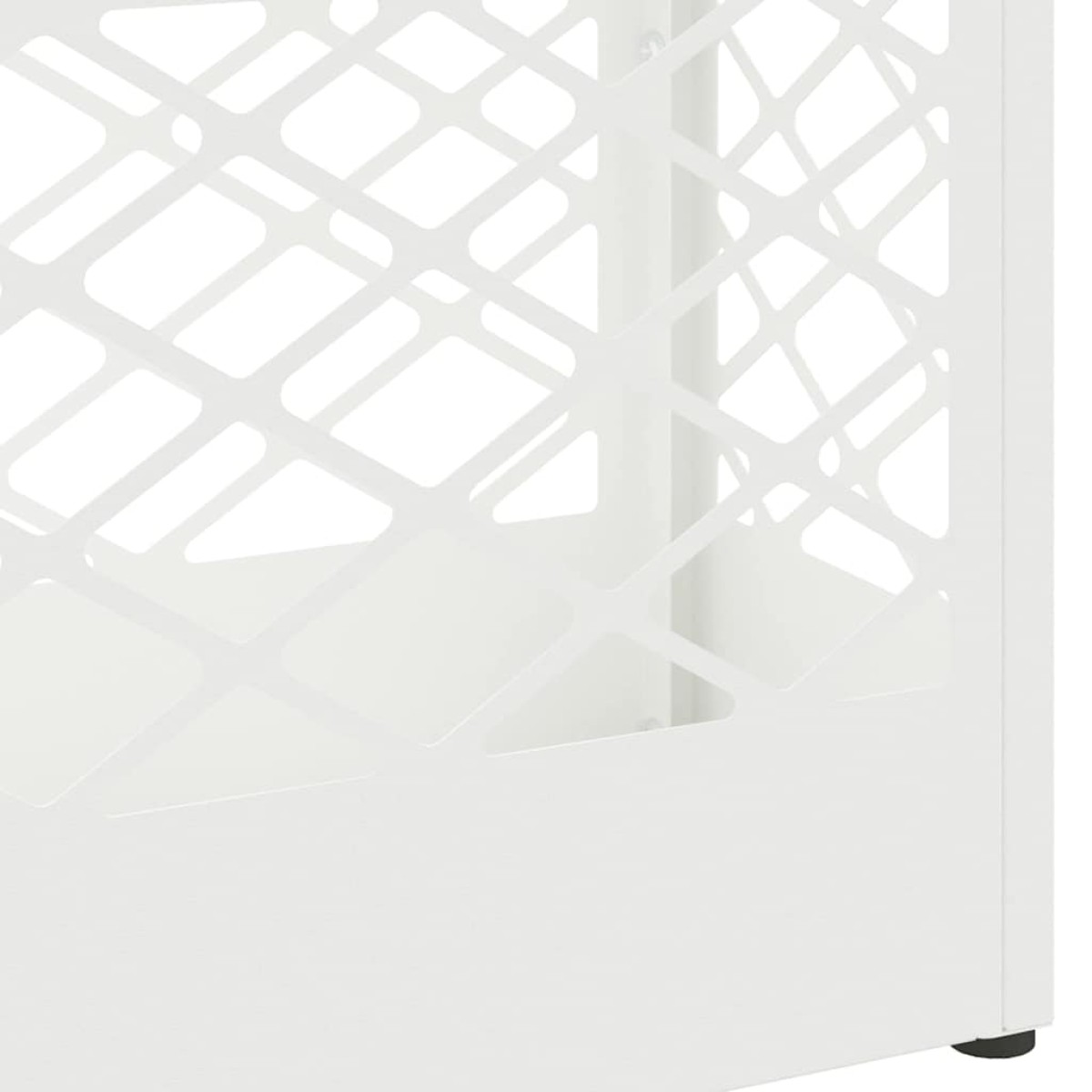 vidaXL Βάση ομπρέλας βροχής Λευκό 28 x 12 x 41 εκ Ατσάλι