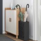 vidaXL Βάση ομπρέλας βροχής Μαύρο 28 x 12 x 41 εκ Ατσάλι