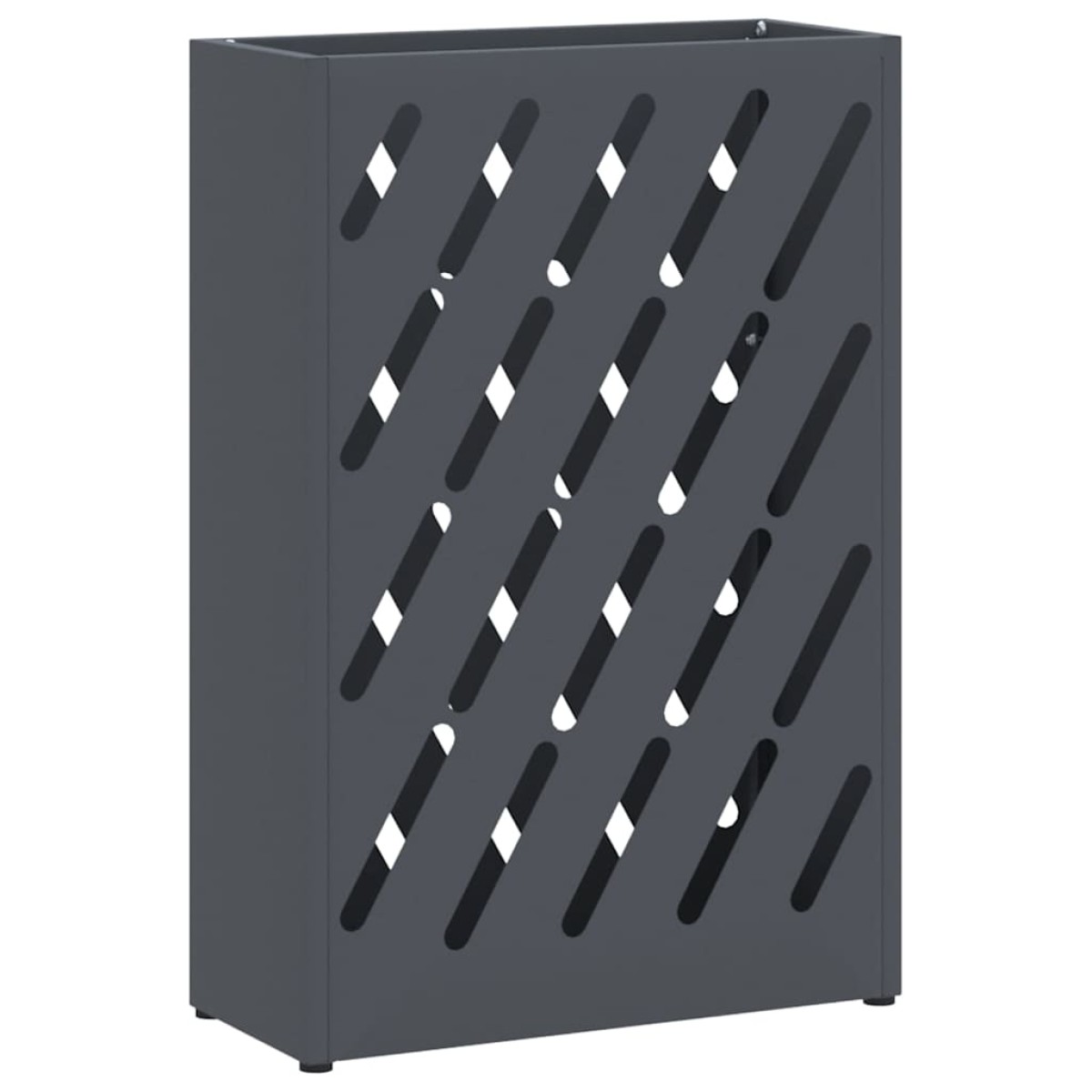 vidaXL Βάση ομπρέλας βροχής Ανθρακί 28 x 12 x 41 εκ Ατσάλι