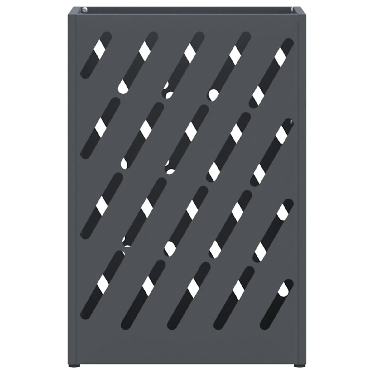 vidaXL Βάση ομπρέλας βροχής Ανθρακί 28 x 12 x 41 εκ Ατσάλι