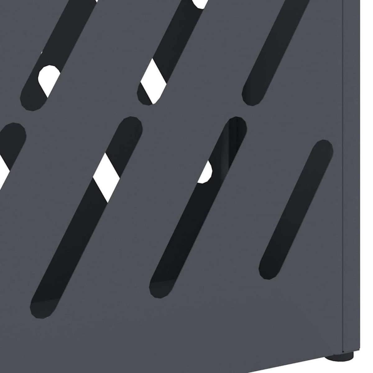 vidaXL Βάση ομπρέλας βροχής Ανθρακί 28 x 12 x 41 εκ Ατσάλι