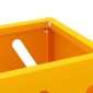vidaXL Βάση ομπρέλας βροχής Μουσταρδί 28 x 12 x 41 εκ Ατσάλι