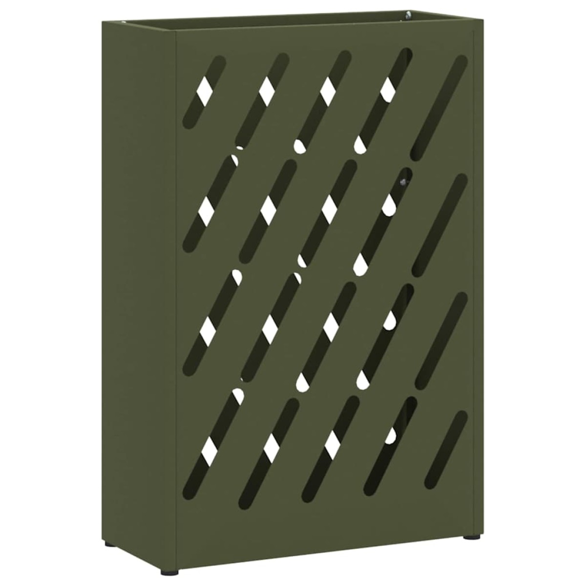 vidaXL Βάση ομπρέλας βροχής Λαδί 28 x 12 x 41 εκ Ατσάλι
