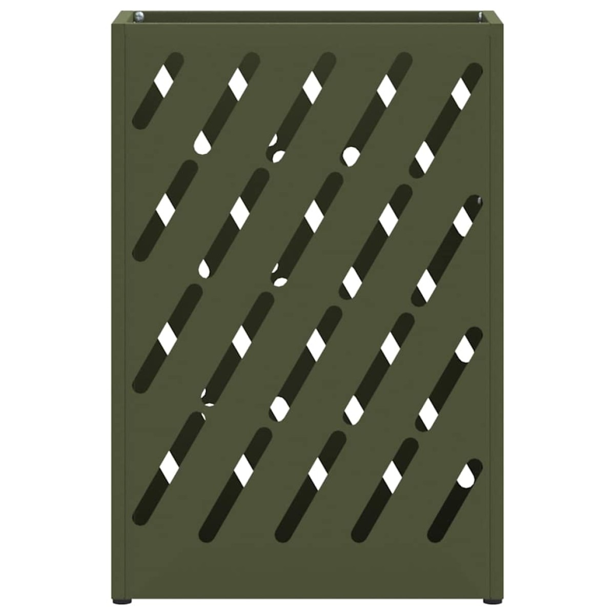 vidaXL Βάση ομπρέλας βροχής Λαδί 28 x 12 x 41 εκ Ατσάλι