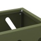 vidaXL Βάση ομπρέλας βροχής Λαδί 28 x 12 x 41 εκ Ατσάλι