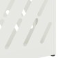 vidaXL Βάση ομπρέλας βροχής Λευκό 28 x 12 x 41 εκ Ατσάλι