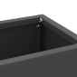 vidaXL Βάση ομπρέλας βροχής Μαύρο 28 x 12 x 41 εκ Ατσάλι
