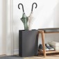 vidaXL Βάση ομπρέλας βροχής Μαύρο 28 x 12 x 41 εκ Ατσάλι