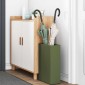 vidaXL Βάση ομπρέλας βροχής Λαδί 28 x 12 x 41 εκ Ατσάλι