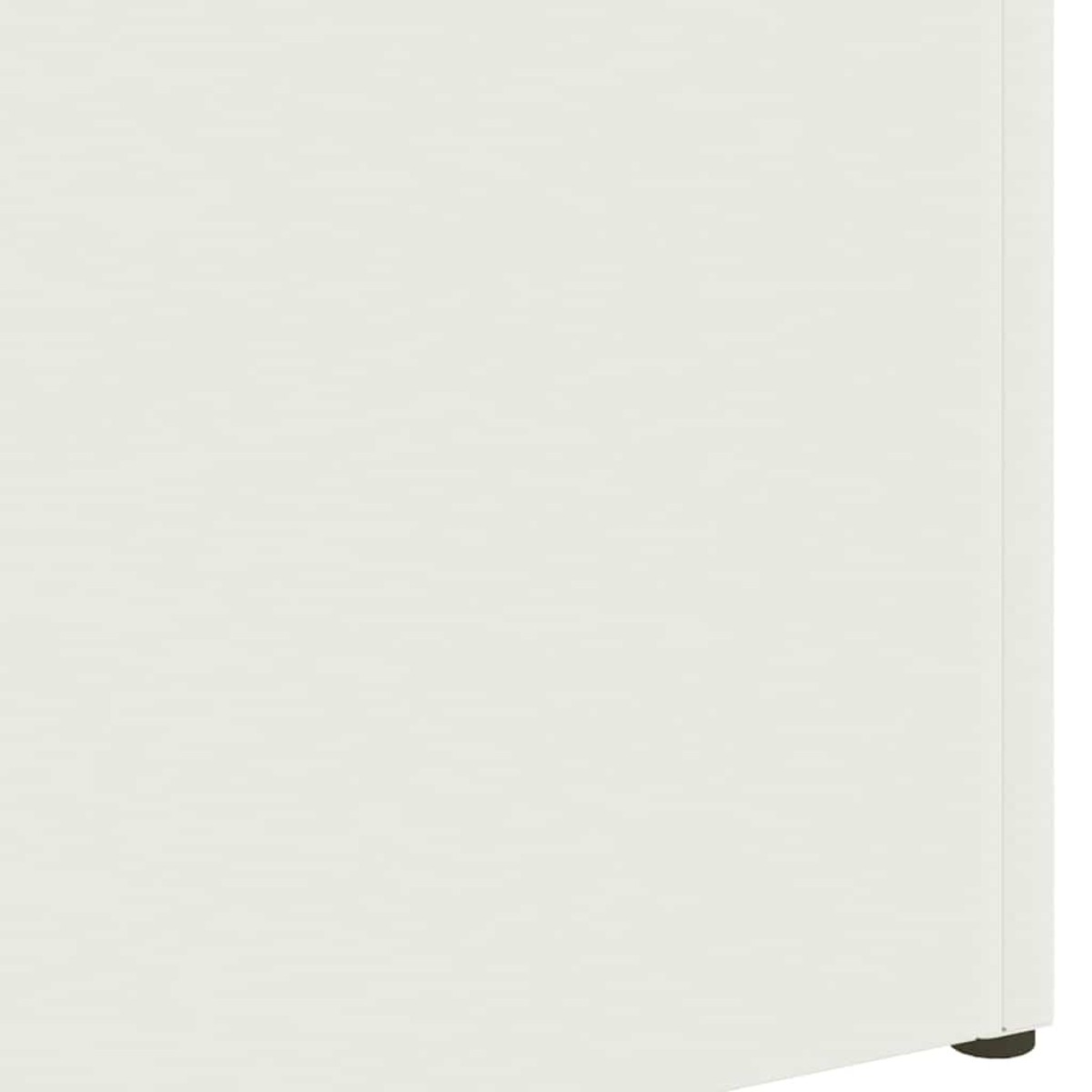 vidaXL Βάση ομπρέλας βροχής Λευκό 28 x 12 x 41 εκ Ατσάλι