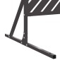 vidaXL Οθόνη Ιδιωτικότητας 100 x 50 x 180 εκ. Ατσάλι Μαύρο