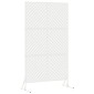 vidaXL Οθόνη Ιδιωτικότητας 100 x 50 x 180 εκ. Ατσάλι Λευκό