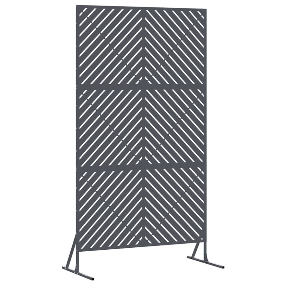 vidaXL Οθόνη Ιδιωτικότητας 100 x 50 x 180 εκ. Ατσάλι Ανθρακί