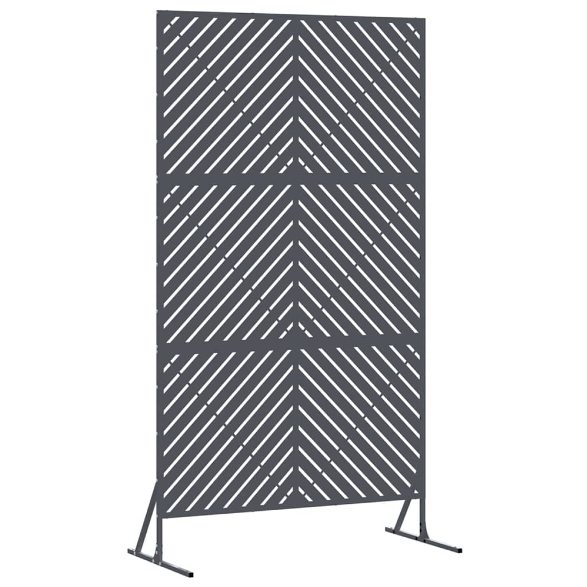 vidaXL Οθόνη Ιδιωτικότητας 100 x 50 x 180 εκ. Ατσάλι Ανθρακί