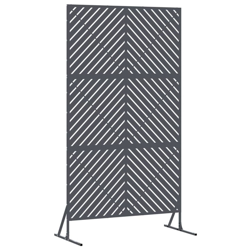 vidaXL Οθόνη Ιδιωτικότητας 100 x 50 x 180 εκ. Ατσάλι Ανθρακί