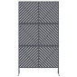 vidaXL Οθόνη Ιδιωτικότητας 100 x 50 x 180 εκ. Ατσάλι Ανθρακί