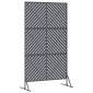 vidaXL Οθόνη Ιδιωτικότητας 100 x 50 x 180 εκ. Ατσάλι Ανθρακί
