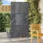 vidaXL Οθόνη Ιδιωτικότητας 100 x 50 x 180 εκ. Ατσάλι Ανθρακί