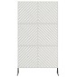 vidaXL Οθόνη Ιδιωτικότητας 100 x 50 x 180 εκ. Ανοξείδωτο Ατσάλι Ασημί