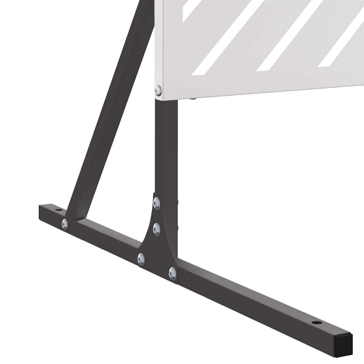 vidaXL Οθόνη Ιδιωτικότητας 100 x 50 x 180 εκ. Ανοξείδωτο Ατσάλι Ασημί