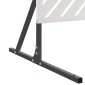 vidaXL Οθόνη Ιδιωτικότητας 100 x 50 x 180 εκ. Ανοξείδωτο Ατσάλι Ασημί