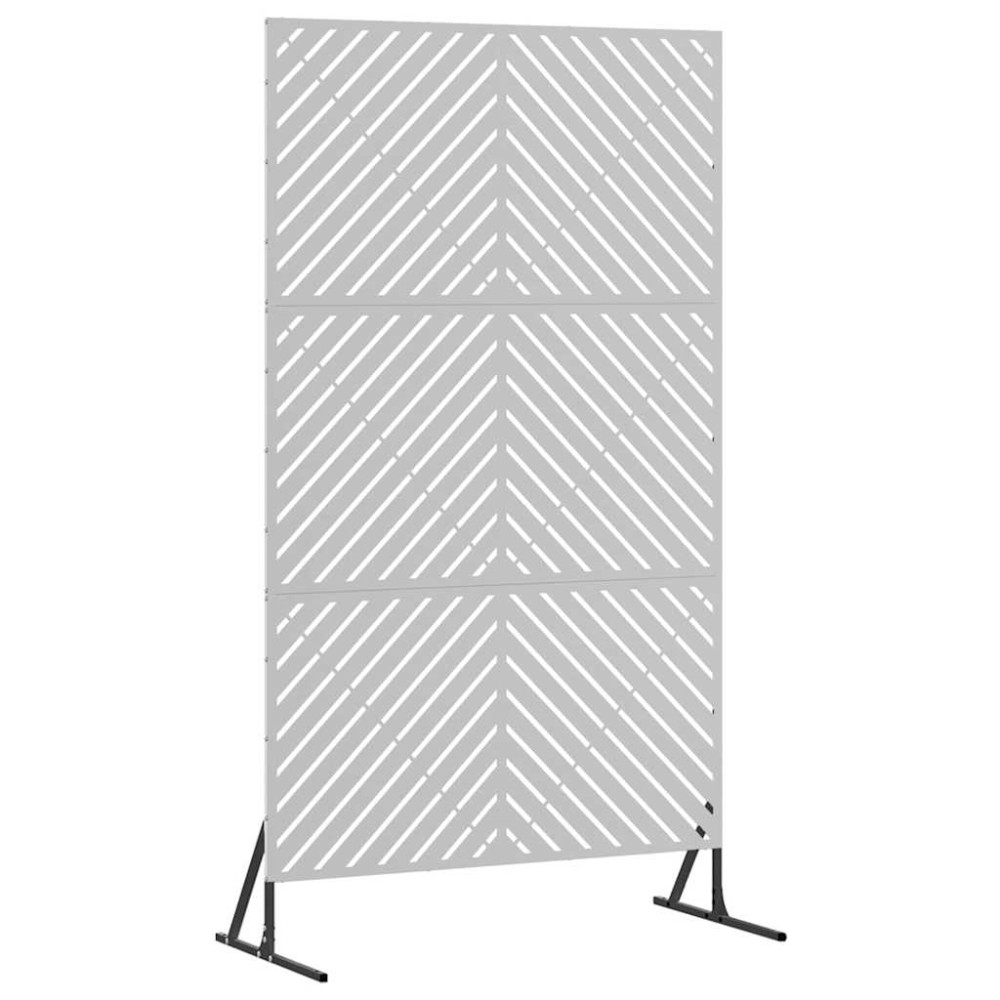 vidaXL Οθόνη Ιδιωτικότητας 100 x 50 x 180 εκ. Γαλβανισμένος Χάλυβας