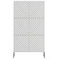 vidaXL Οθόνη Ιδιωτικότητας 100 x 50 x 180 εκ. Γαλβανισμένος Χάλυβας