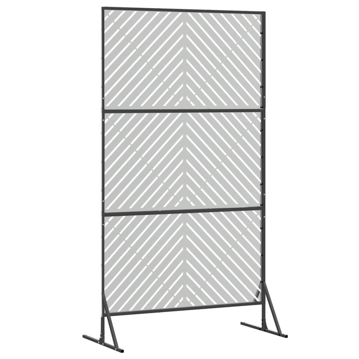 vidaXL Οθόνη Ιδιωτικότητας 100 x 50 x 180 εκ. Γαλβανισμένος Χάλυβας