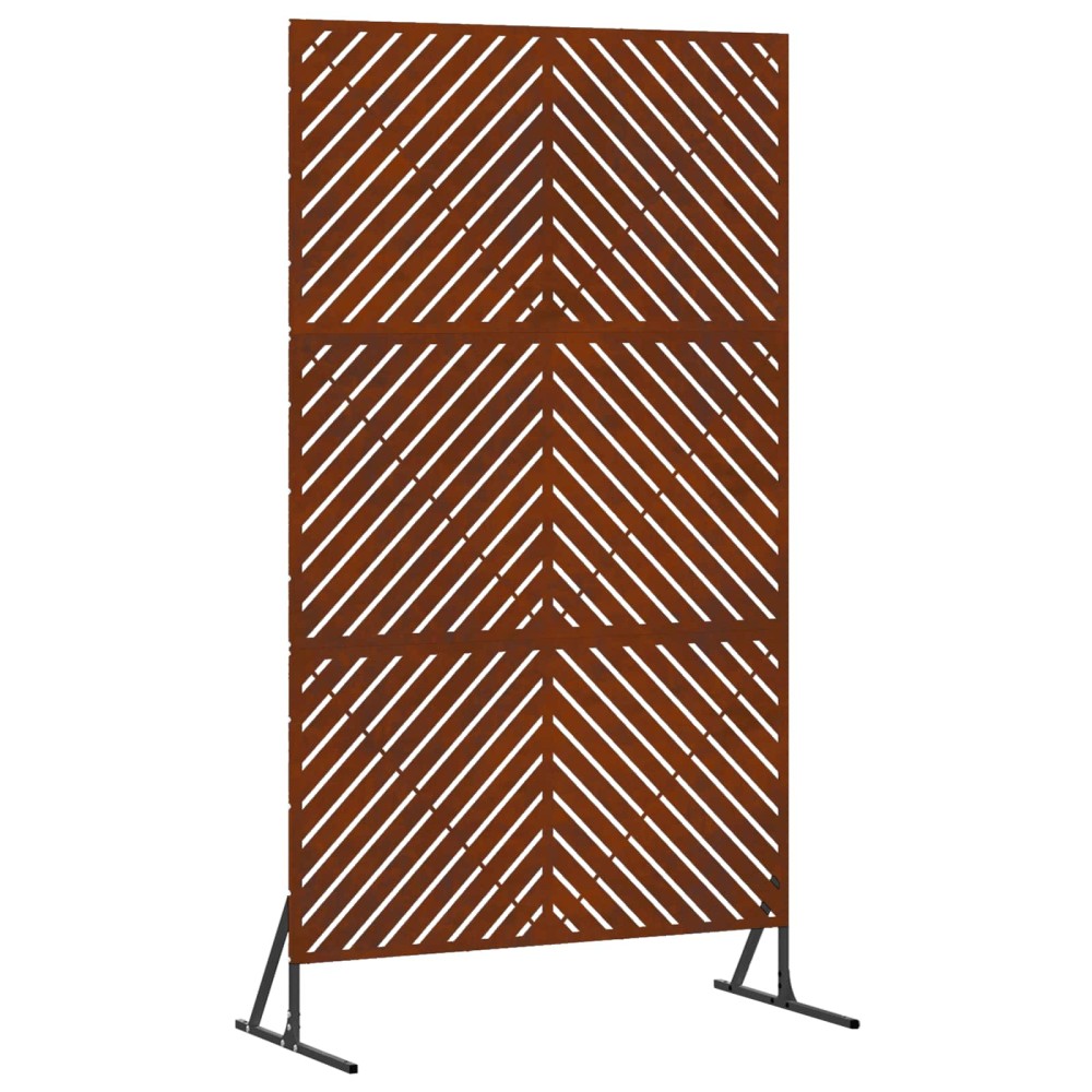 vidaXL Οθόνη Ιδιωτικότητας 100 x 50 x 180 εκ. Σκ rusty