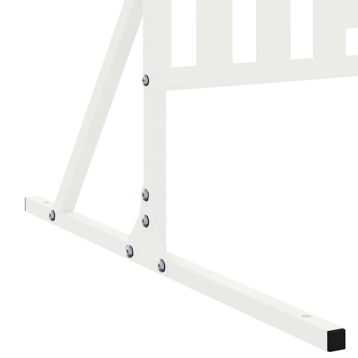 vidaXL Οθόνη Ιδιωτικότητας 100 x 50 x 180 εκ. Ατσάλι Λευκό