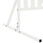 vidaXL Οθόνη Ιδιωτικότητας 100 x 50 x 180 εκ. Ατσάλι Λευκό