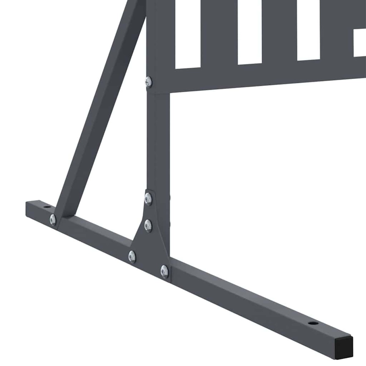 vidaXL Οθόνη Ιδιωτικότητας 100 x 50 x 180 εκ. Ατσάλι Ανθρακί