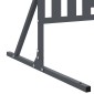 vidaXL Οθόνη Ιδιωτικότητας 100 x 50 x 180 εκ. Ατσάλι Ανθρακί