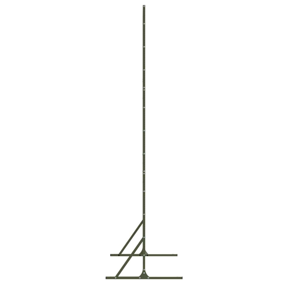 vidaXL Οθόνη Ιδιωτικότητας 100 x 50 x 180 εκ. Ατσάλι Λαδί